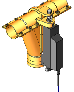 Feed valve KST DR1500 electronic with drive 24V DC